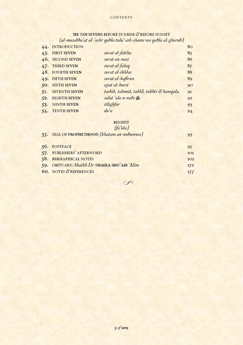 Morning & Evening Invocations and the Ten Sevens before Sunrise & before Sunset (PDF)