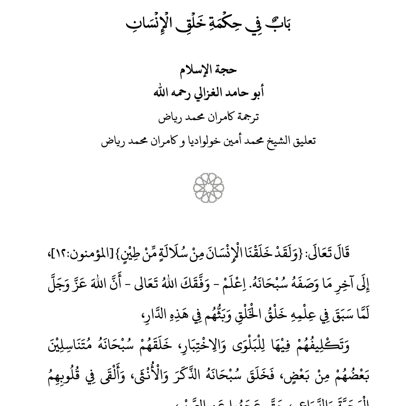 Concerning Divine Wisdom in the Creation of Man